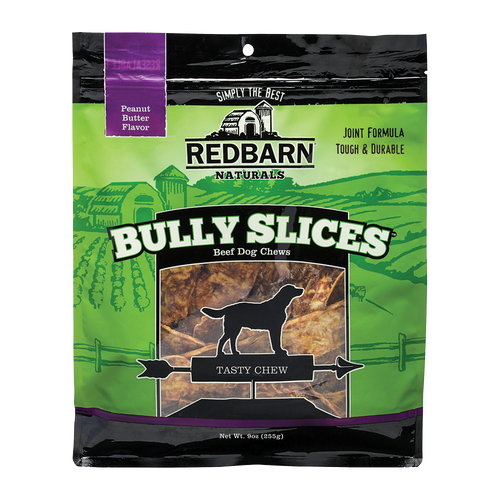 RedBarn - Bully Slices Peanut Butter Flavor Dog Treats