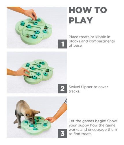 Outward Hound - Hide N' Slide Interactive Treat Puzzle for Dogs