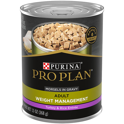 Purina Pro Plan - Adult Weight Management Turkey & Rice Entrée in Gravy Wet Dog Food