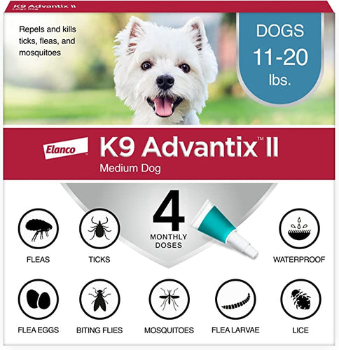 Elanco - K9 Advantix II for Dog Vet-Recommended Tick & Mosquito Treatment & Prevention