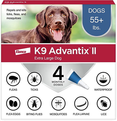 Elanco - K9 Advantix II for Dog Vet-Recommended Tick & Mosquito Treatment & Prevention