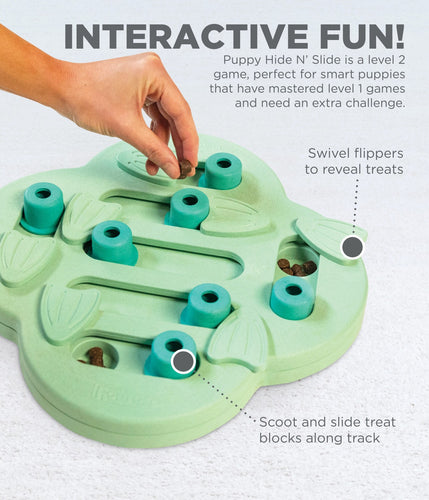 Outward Hound - Hide N' Slide Interactive Treat Puzzle for Dogs
