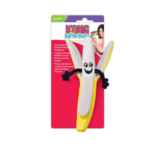 Kong - Better Buzz Banana Cat Toy