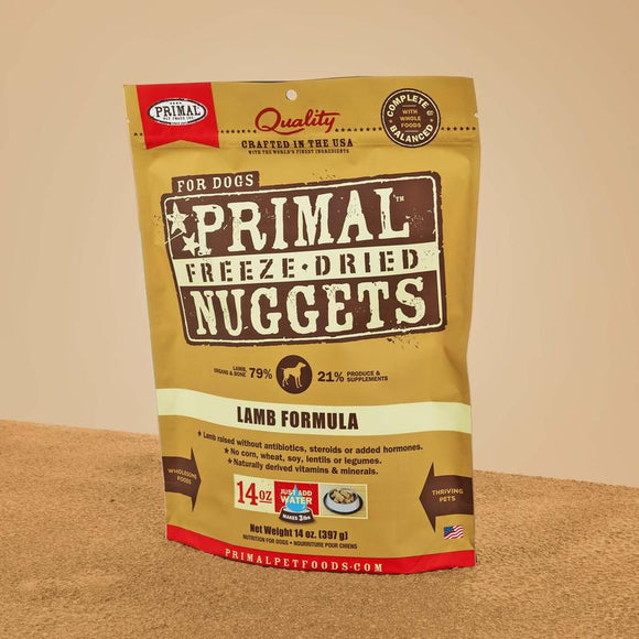 Primal - Raw Freeze-Dried Lamb Formula for Dogs