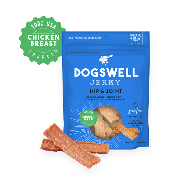 Dogswell happy hips chicken jerky best sale