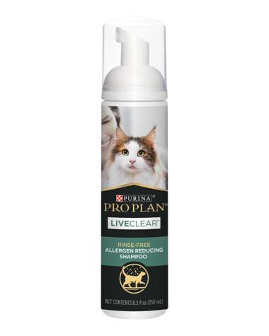 Purina Pro Plan - LiveClear Rinse-Free Allergen Reducing Cat Shampoo