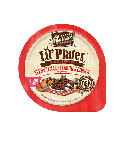 Merrick -  Lil' Plates Teeny Texas Steak Tips Dinner in Gravy Wet Dog Food