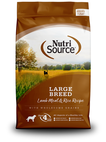 NutriSource - Large Breed Lamb Meal & Rice Recipe Dry Dog Food