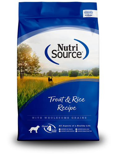 NutriSource - Trout & Rice Recipe Dry Dog Food