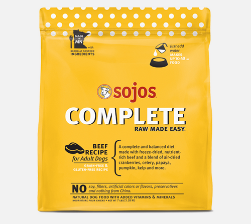 Sojos - Complete Beef Recipe Dehydrated Dog Food