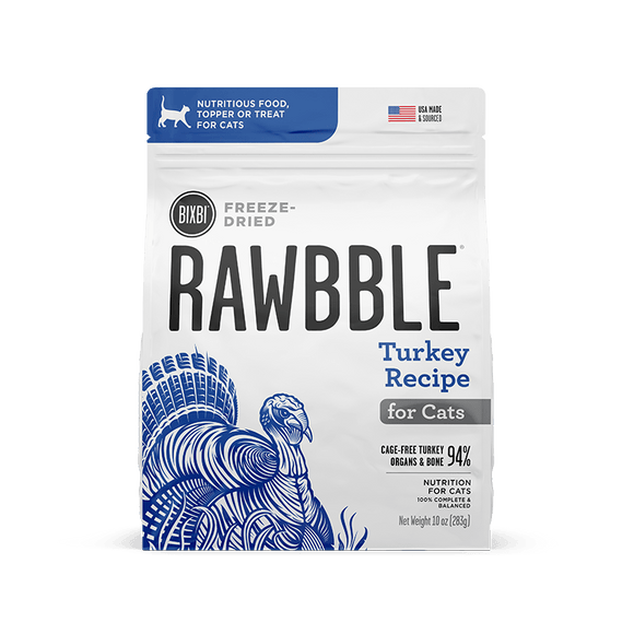 Bixbi - Rawbble Turkey Freeze-Dried Cat Food