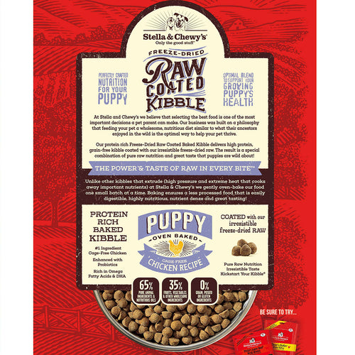 Stella & Chewy's - Cage-Free Chicken Raw Coated Kibble Puppy Dry Dog Food