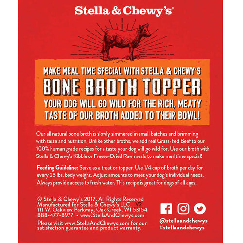 Stella & Chewy's - Grass-Fed Beef Broth for Dogs