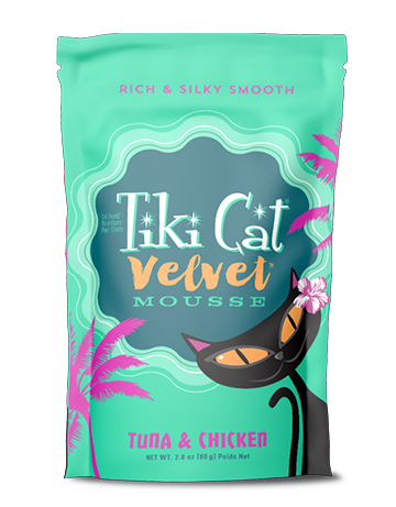 Tiki Cat - Velvet Mousse Tuna & Chicken in Broth Wet Cat Food