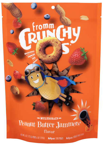 Fromm - Crunchy O's Peanut Butter Jammers Flavor Dog Treats