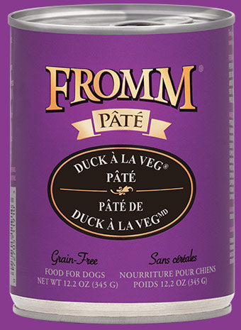 Fromm Duck A La Veg Pate Wet Dog Food Altoona IA Des Moines IA Urbandale IA West Des Moines IA Bone a Patreat