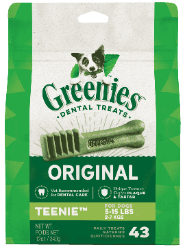 Orders dental treats for dogs bad breath