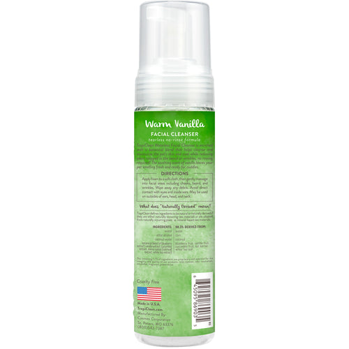 TropiClean - Warm Vanilla Waterless Facial Cleanser for Pets