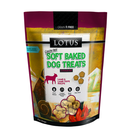 Lotus - Grain-Free Soft Baked Lamb Treats, 10-oz