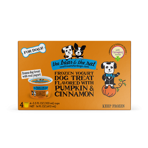 The Bear and The Rat - Frozen Pumpkin Yogurt Dog Treat - PICK UP ONLY