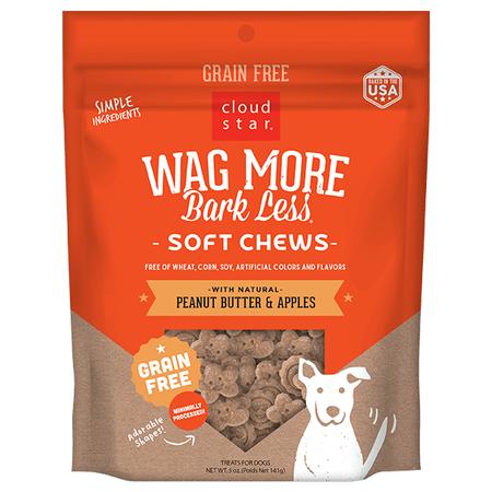 Wag More, Bark Less Grain-Free Peanut Butter Soft Chews