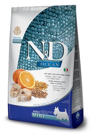 Farmina Cod, Spelt Oats & Orange Adult Mini Dry Dog Food