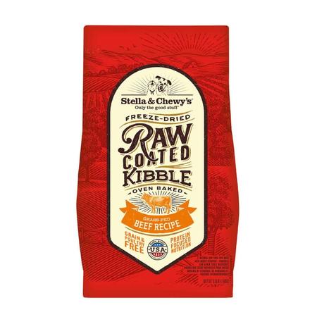 Stella & Chewy's Beef Raw Coated Grain-Free Dog Food