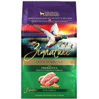 Zignature Duck Formula Dry Dog Food (Item #888641131136)