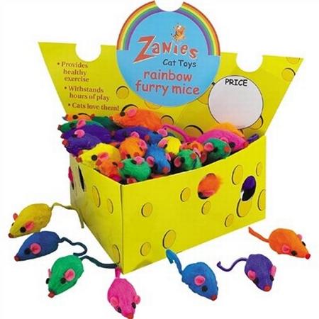 Zanies Rainbow Mice