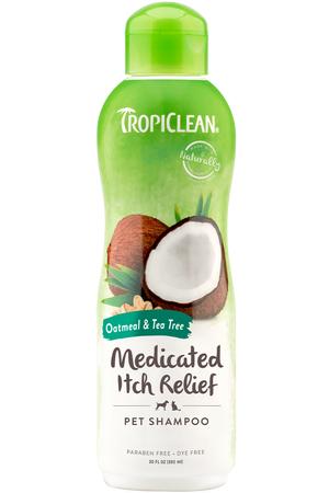 Tropiclean Oatmeal & Tea Tree Medicated Itch Relief Shampoo