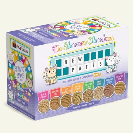 Weruva The Showcase Chowdown Slide 'n Serve Pate Variety Pack