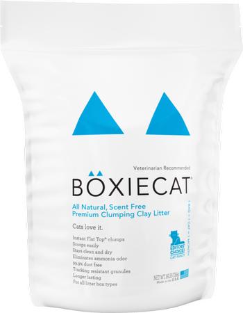 Boxiecat Scent-Free Premium Clumping Clay Cat Litter