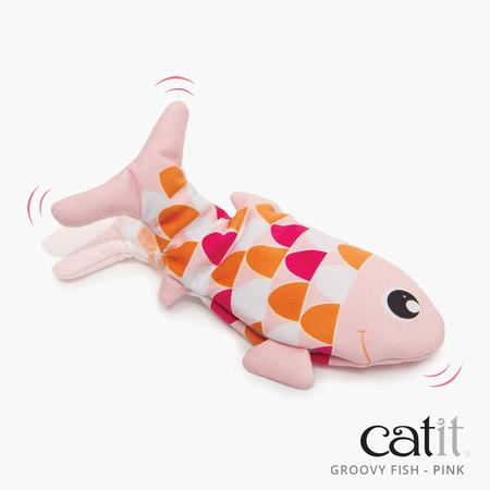 CatIt Groovy Fish Cat Toy - Pink