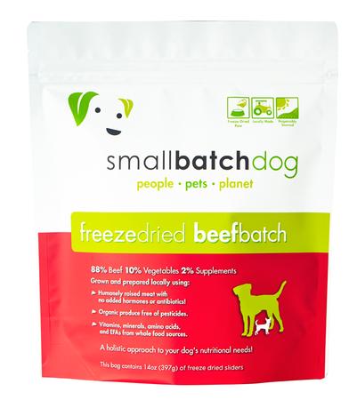 Smallbatch Beef Slider Freeze-Dried Dog Food