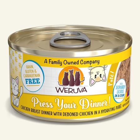 Weruva Press Your Dinner! Chicken Breast Dinner with Deboned Chicken for Cats