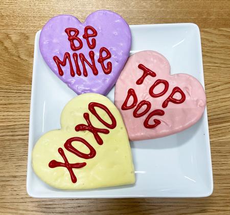Jumbo Conversation Heart Treat - 3 pk