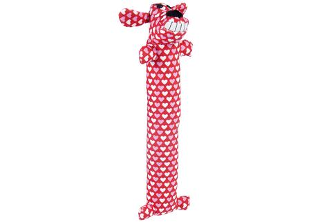 Multipet Valentine's Day Loofa Dog Toy