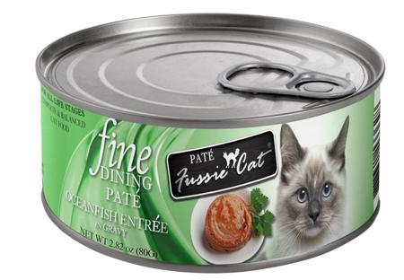 Fussie Cat Fine Dining Oceanfish Entree in Gravy