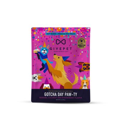 GivePet Gotcha Day Paw-ty Soft Baked Dog Treats