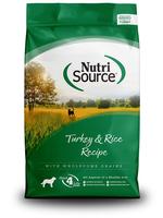 NutriSource Turkey & Rice Recipe Dog Food 26# (Item #073893271055)