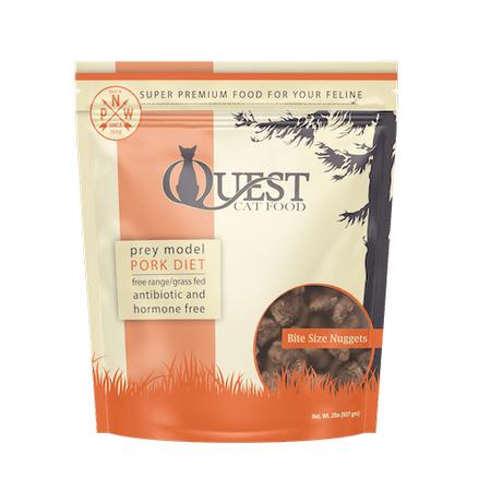Quest Frozen Raw Cat Food - Pork Diet