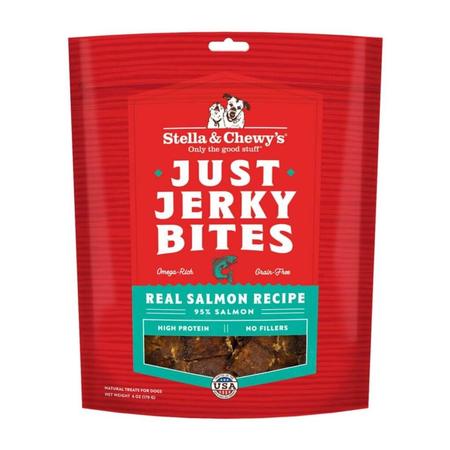 Stella & Chewy's Just Jerky Bites Real Salmon Recipe Dog Treats