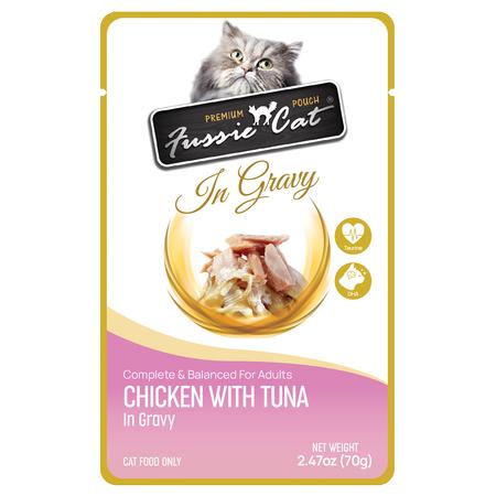 Fussie Cat Chicken with Tuna in Gravy