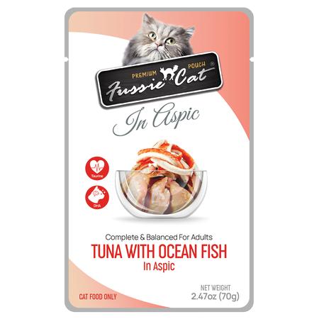 Fussie Cat Tuna with Ocean Fish in Aspic