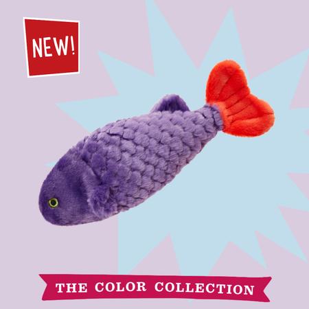Fluff & Tuff - Cici the Tropical Fish Dog Toy