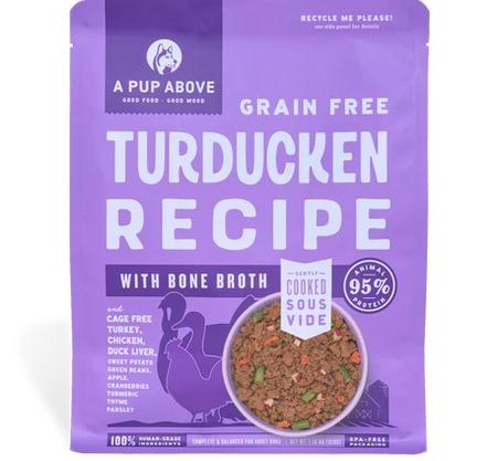 A Pup Above Turducken Gently Cooked Dog Food