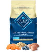 Blue Buffalo Life Protection Formula Senior Dog Chicken and Brown Rice Recipe (Item #840243144143)