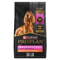 Purina Pro Plan Sensitive Skin & Stomach Salmon & Rice Dry Dog Food (Item #038100175526)