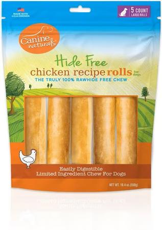 Canine Naturals Hide Free Chicken Medium Sticks 5 Pack Dog Chews
