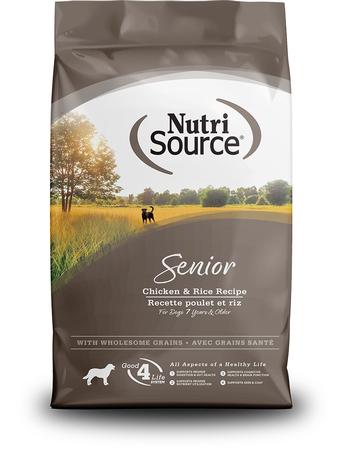 Nutrisource Senior Recipe Chicken & Rice Dry Dog Food